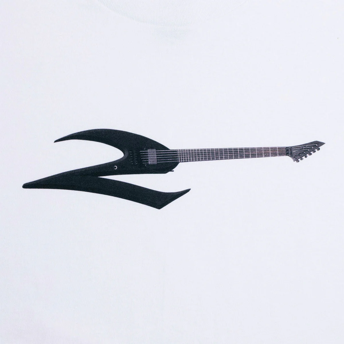 2 Riser Pads Guitar T-Shirt - White - Image 2
