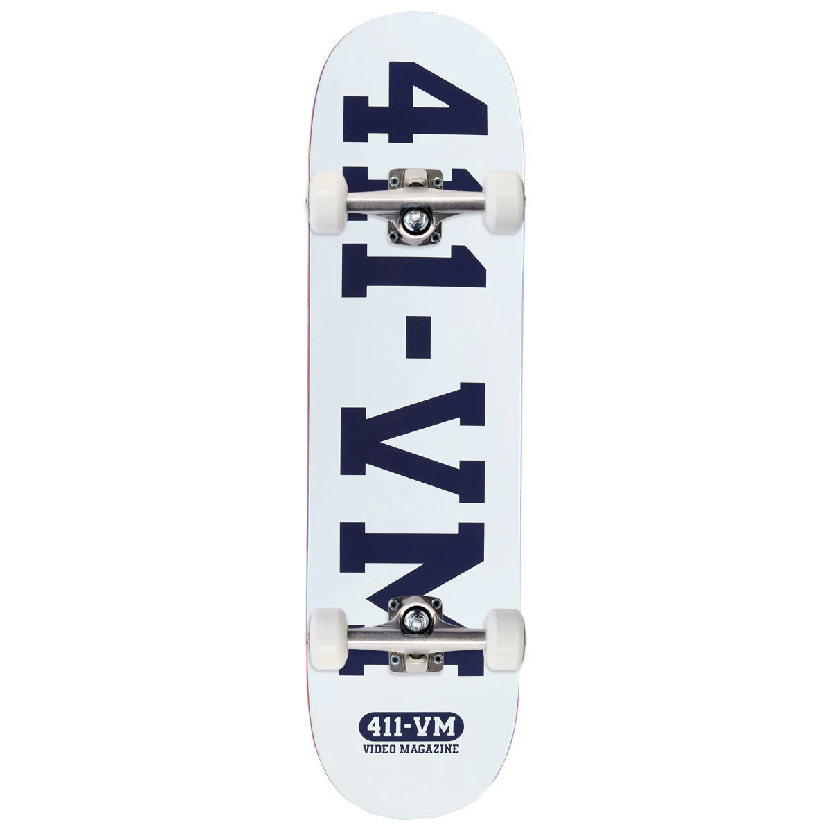 411VM Athletic Skateboard Complete - White - 8.50"