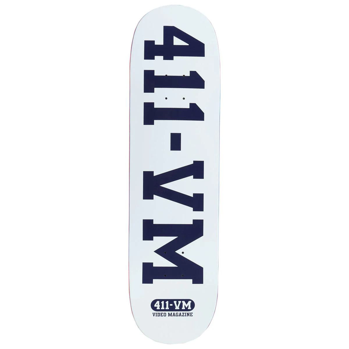 411VM Athletic Skateboard Deck - White - 8.50"