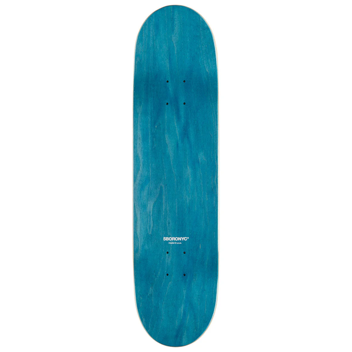 5Boro Keith Hardy Pro Skateboard Deck - Blue Stain - 8.25" - Image 2