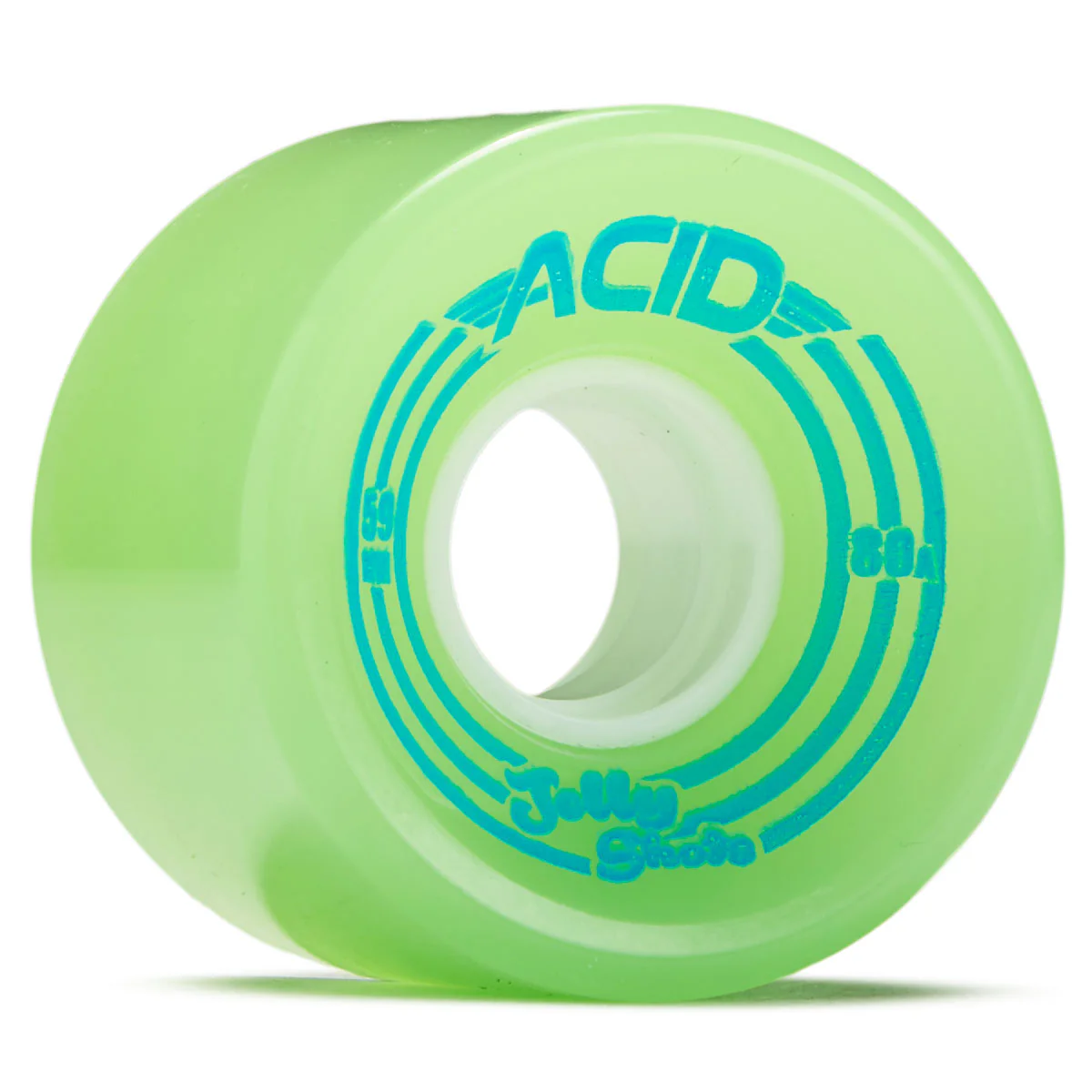 Acid Jelly Shots 80a Skateboard Wheels - Green - 59mm