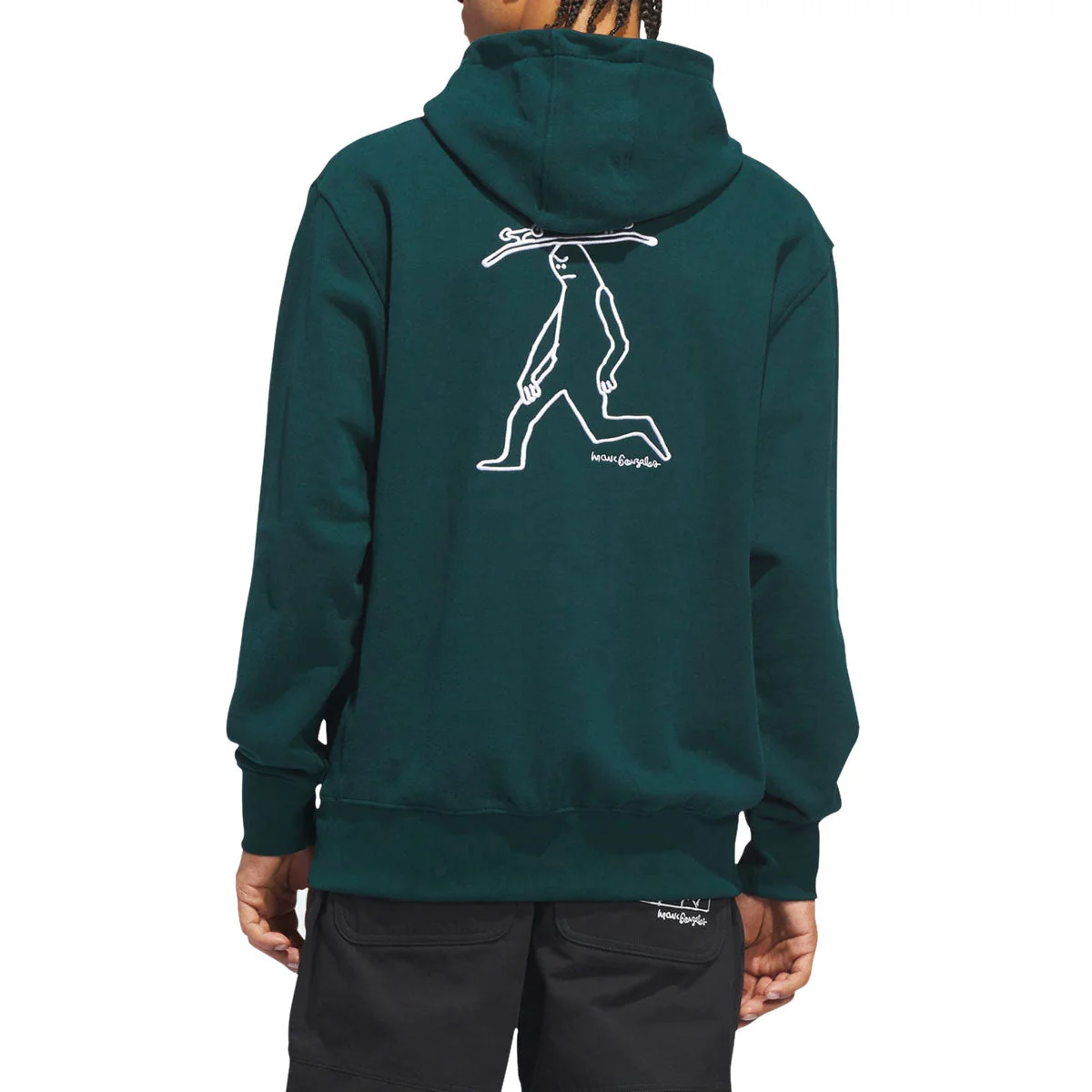 Adidas Gonz Head Hoodie - Aurora Ivy/Black