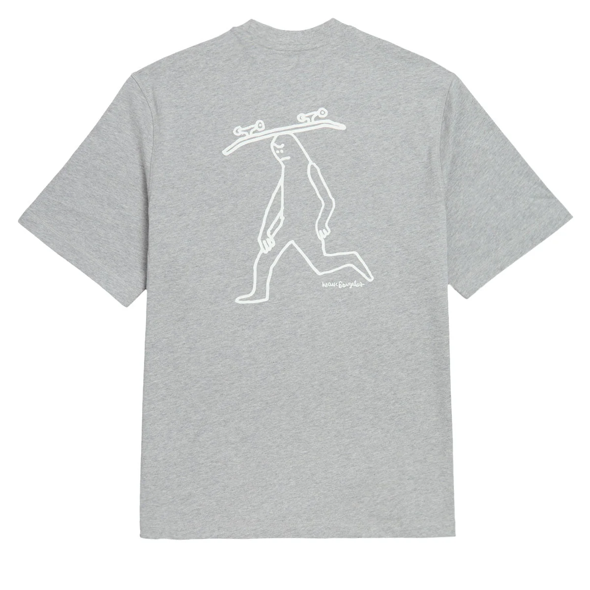 Adidas Gonz Spot T-Shirt - Medium Grey Heather - Image 2