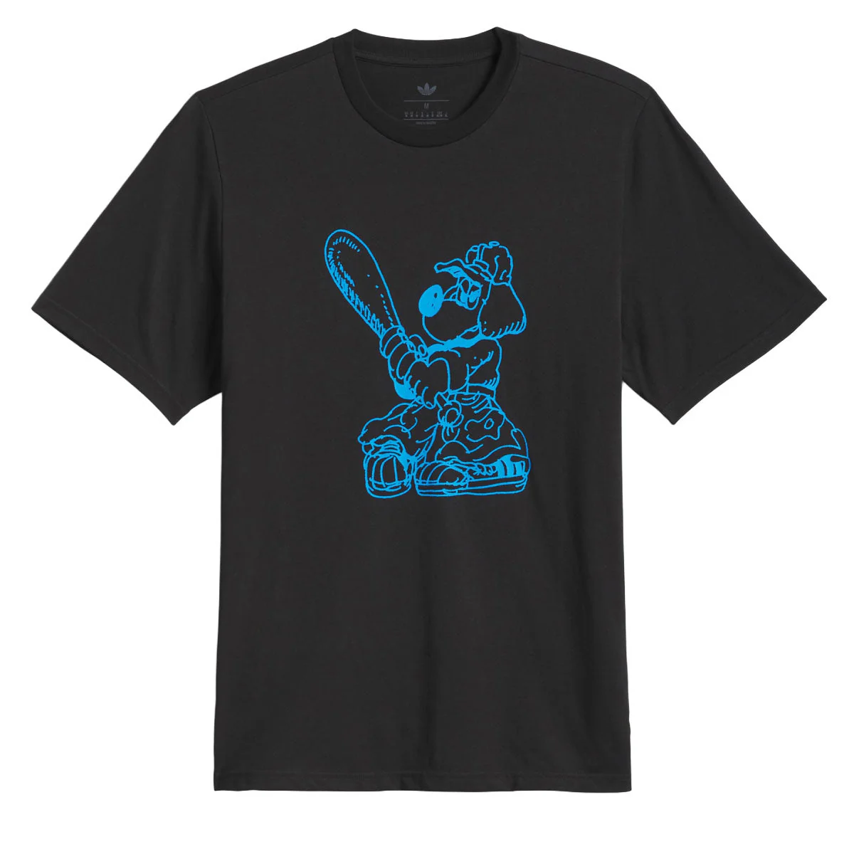 Adidas Kogan Dog T-Shirt - Black/Lucid Ray Blue