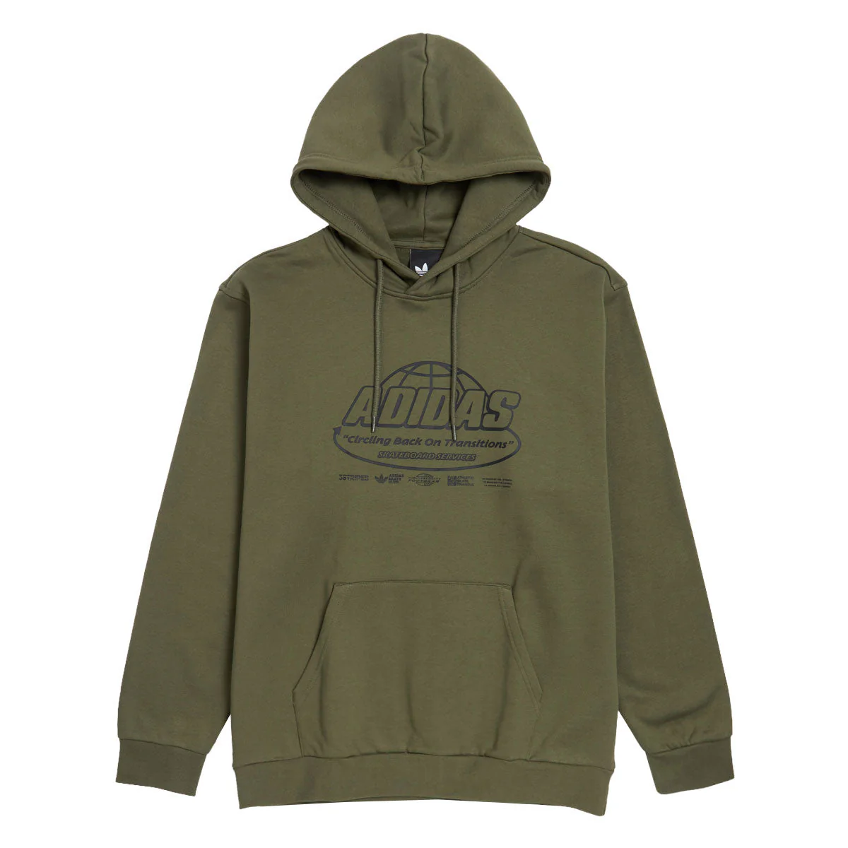 Adidas Skate Adi Core Hoodie - Olive Strata