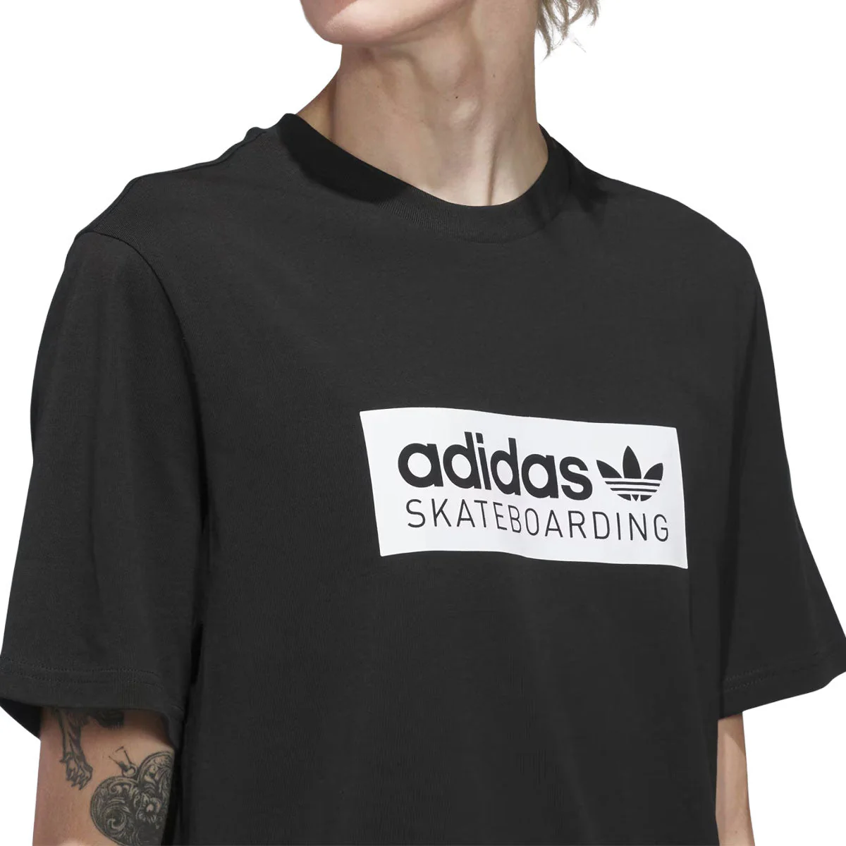 Adidas Skate Logo T-Shirt - Black - Image 4