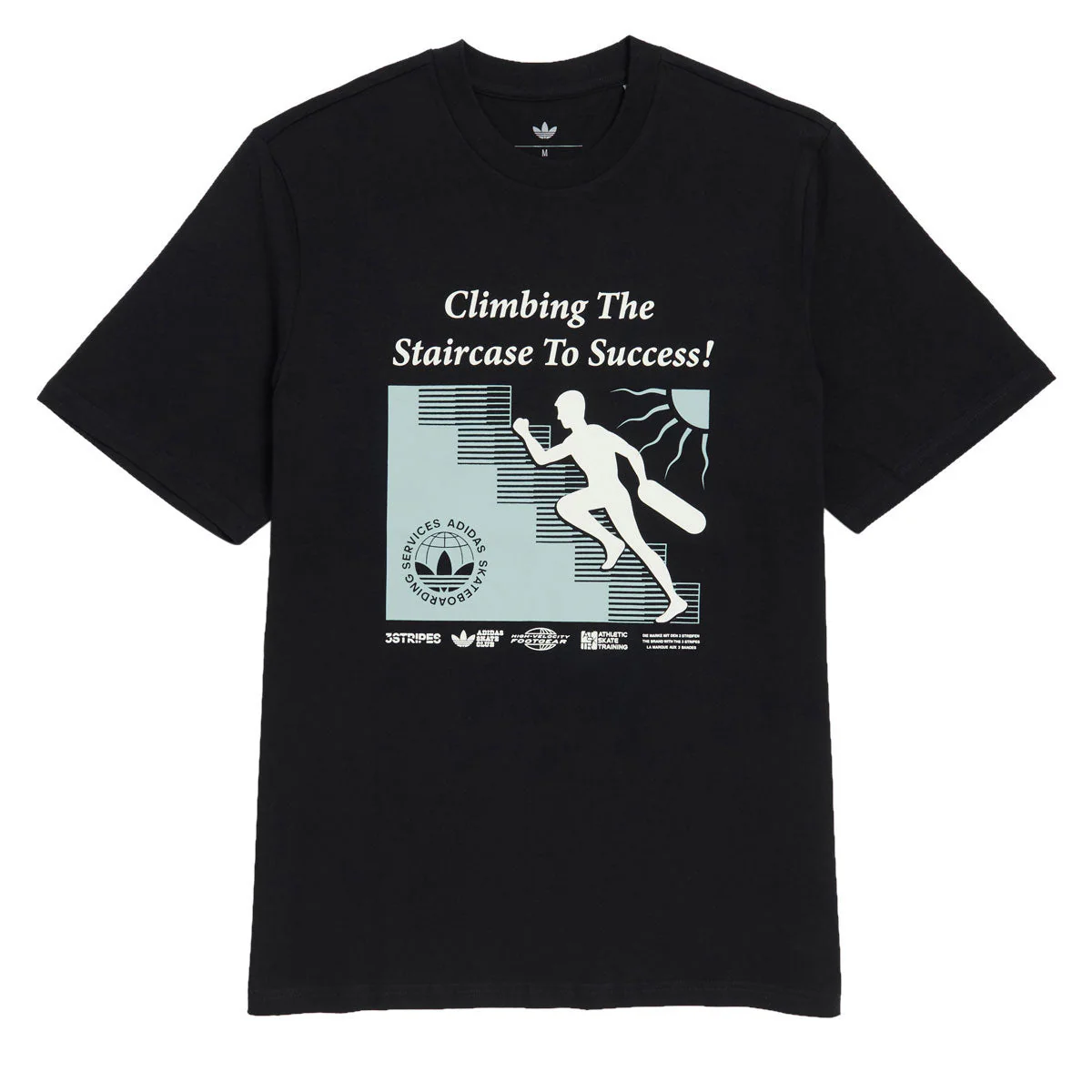 Adidas Skate Staircase T-Shirt - Black