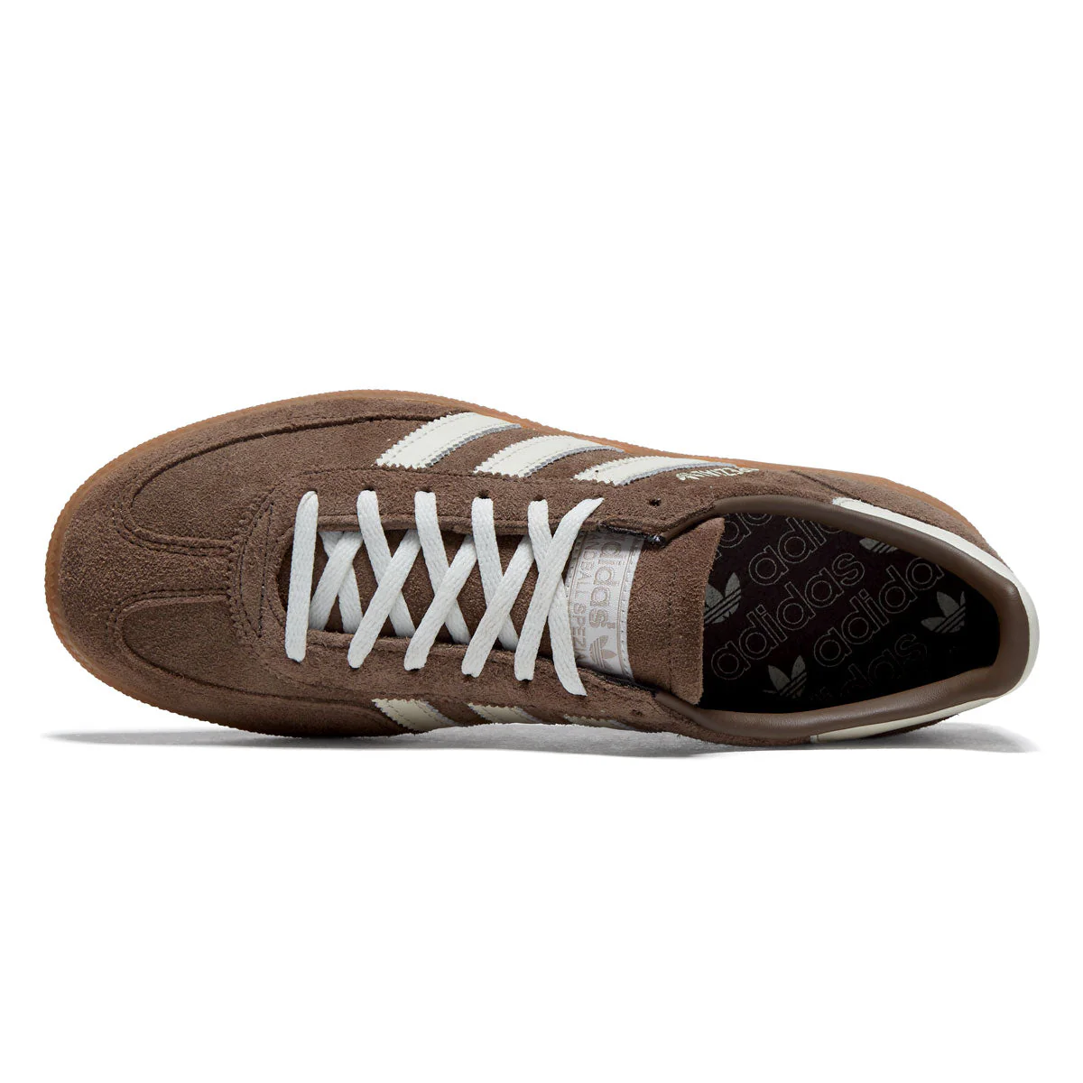 Adidas Womens Handball Spezial Shoes - Earth Strata/Off White/Gum - Image 3