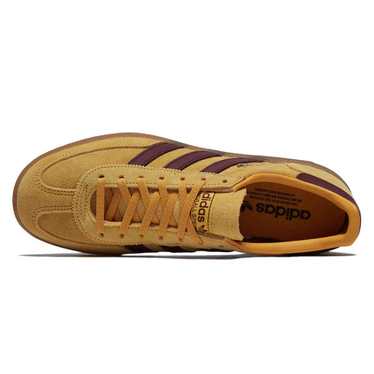 Adidas Womens Handball Spezial Shoes - Preloved Yellow/Shadow Red/Gold Metallic - Image 3