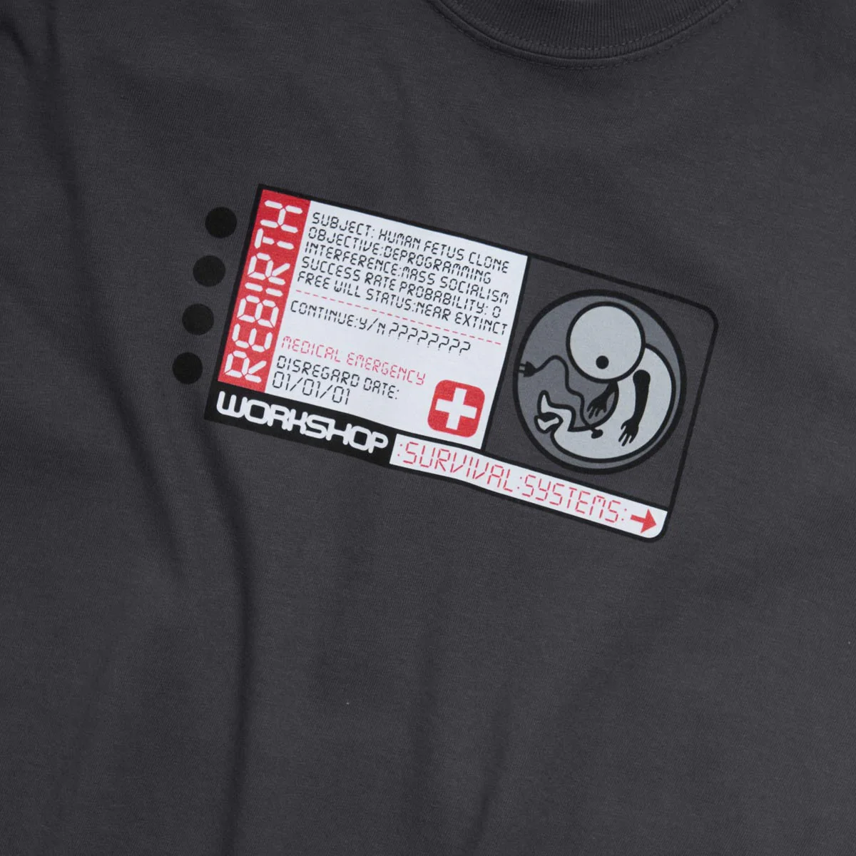 Alien Workshop Clone Classic T-Shirt - Graphite - Image 2
