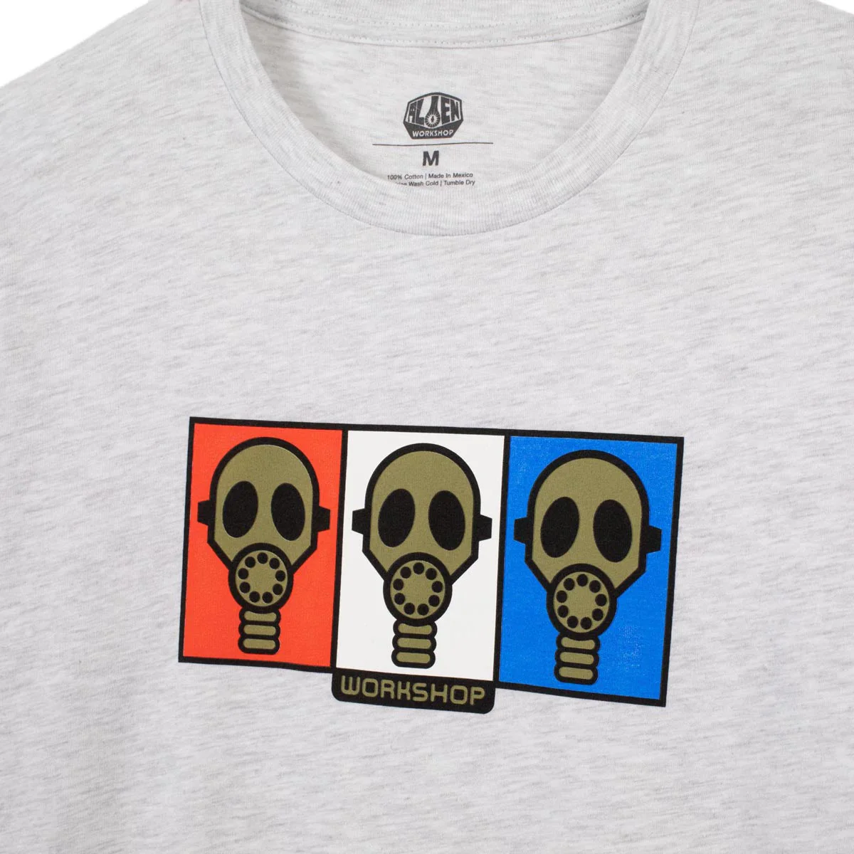 Alien Workshop Gas Mask Long Sleeve T-Shirt - Heather Gray - Image 2