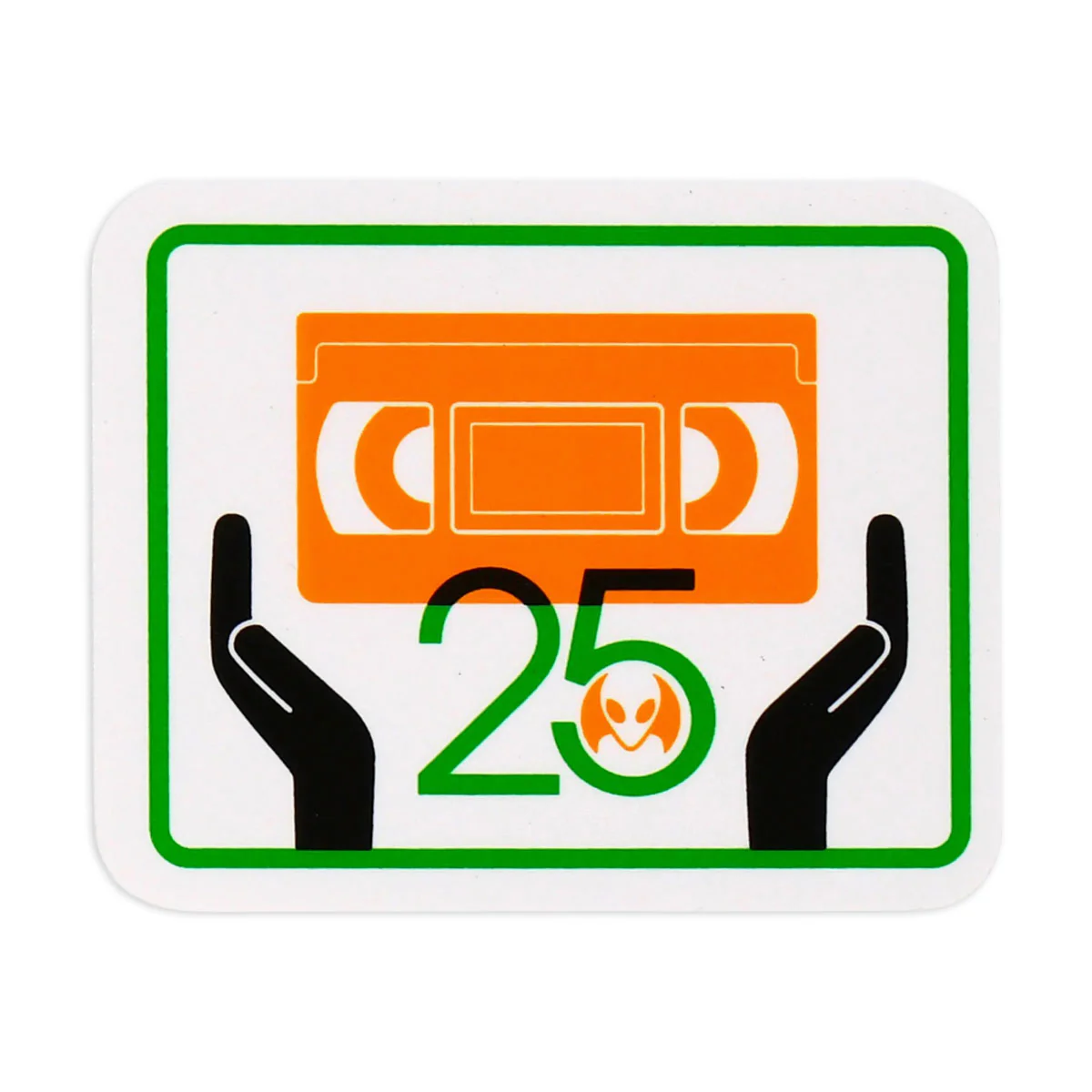 Alien Workshop Photosynthesis 25th Sticker - Orange/Green