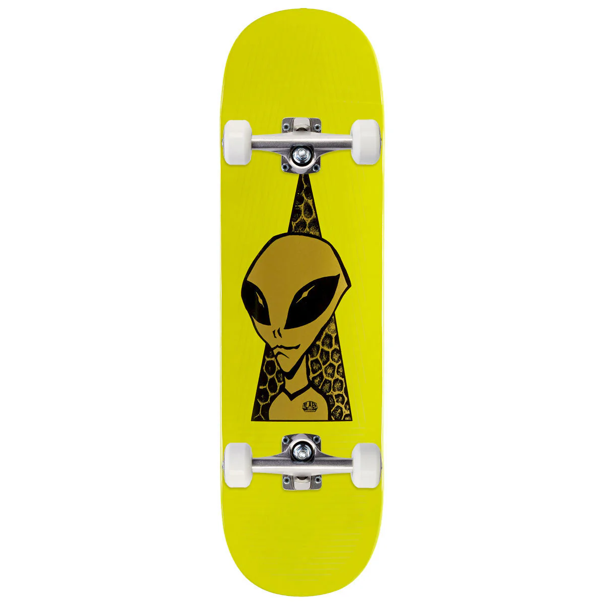 Alien Workshop Popson Visitor Gold Skateboard Complete - Full Dip - 8.75"