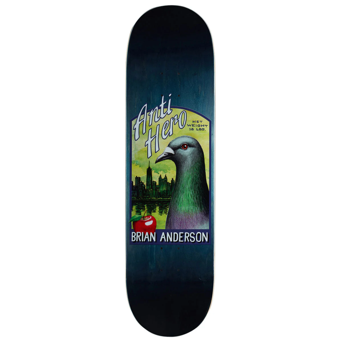 Anti-Hero B.A. Homers Skateboard Deck - Blue - 8.62"