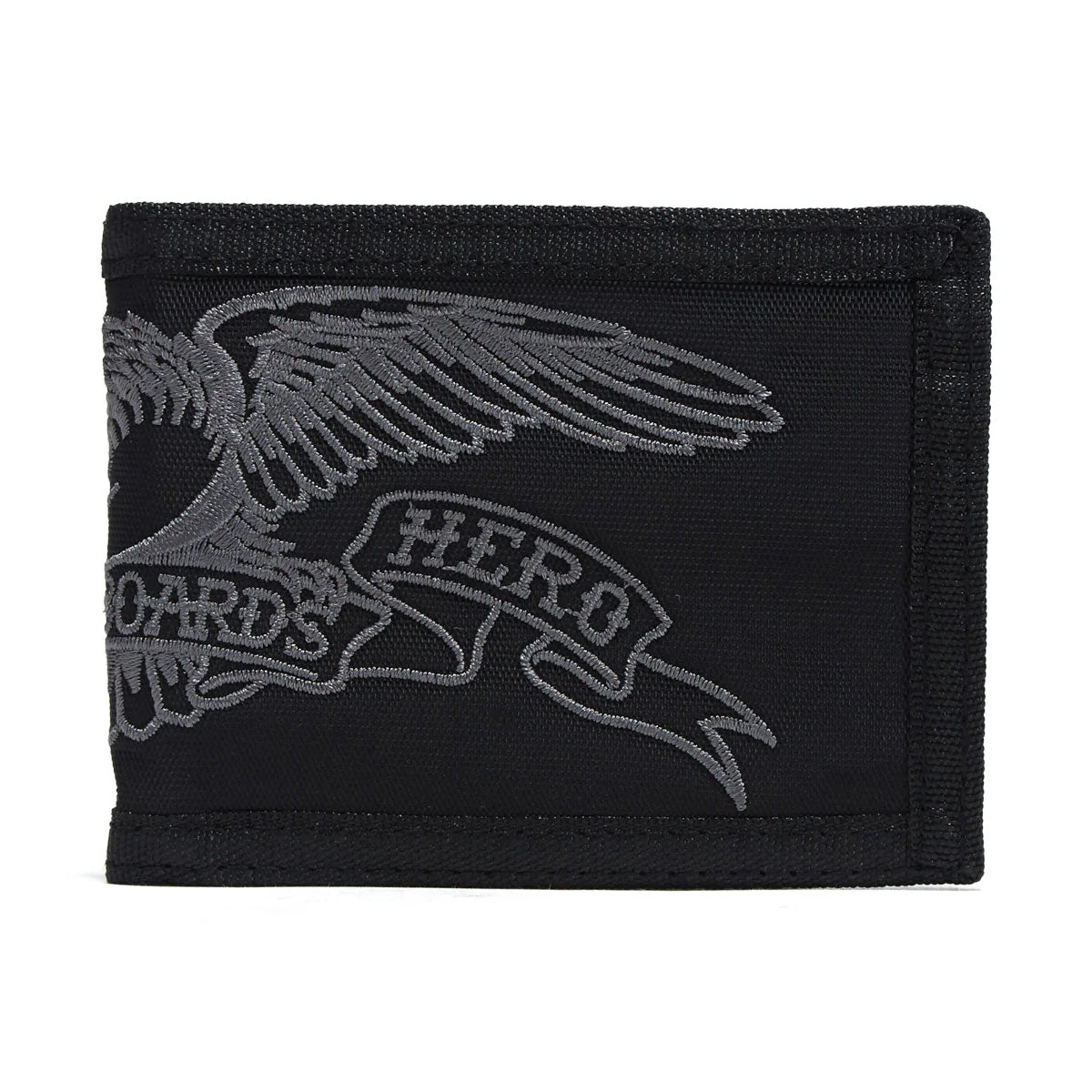 Anti-Hero Basic Eagle Bi-Fold Wallet - Black/Charcoal