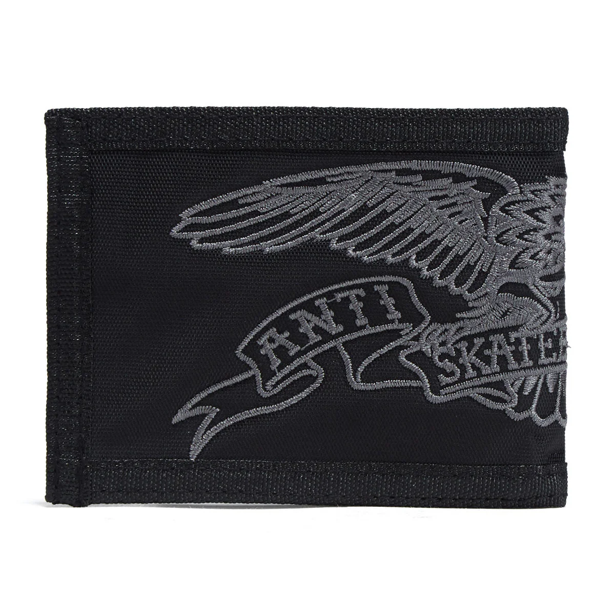 Anti-Hero Basic Eagle Bi-Fold Wallet - Black/Charcoal - Image 2
