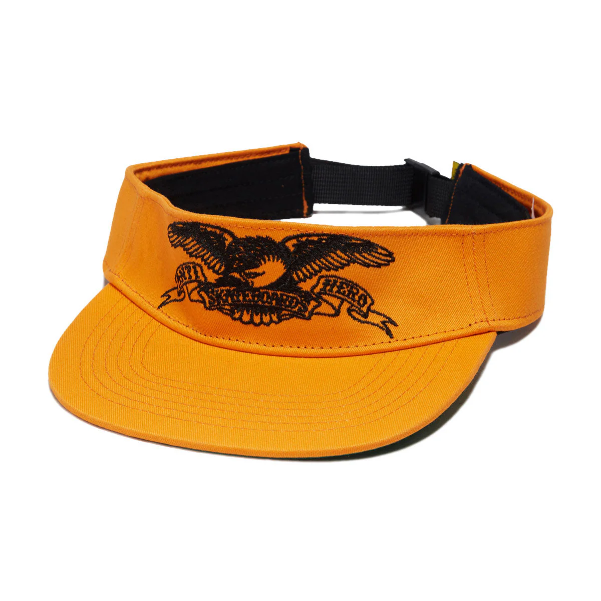 Anti-Hero Basic Eagle Visor Strapback Hat - Orange/Black