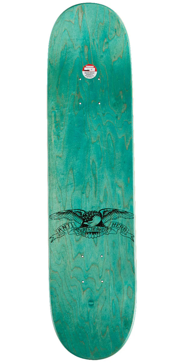 Anti-Hero Classic Eagle Mini Skateboard Complete - Yellow - 7.30" - Image 2
