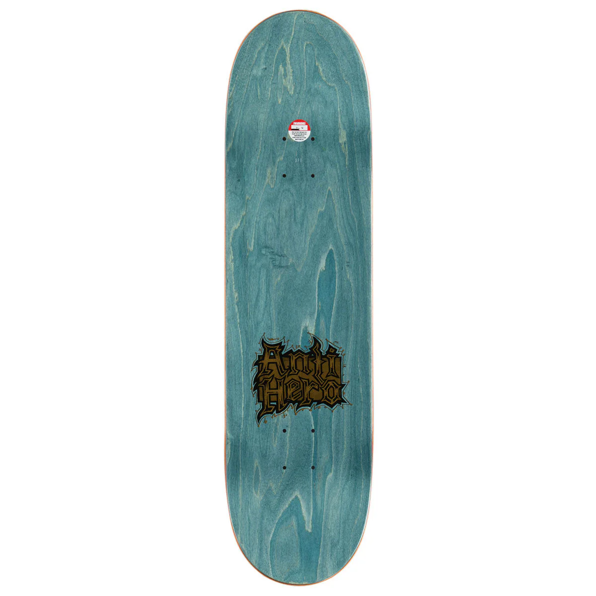 Anti-Hero Grant Medieval Skateboard Deck - Brown - 8.38" - Image 2