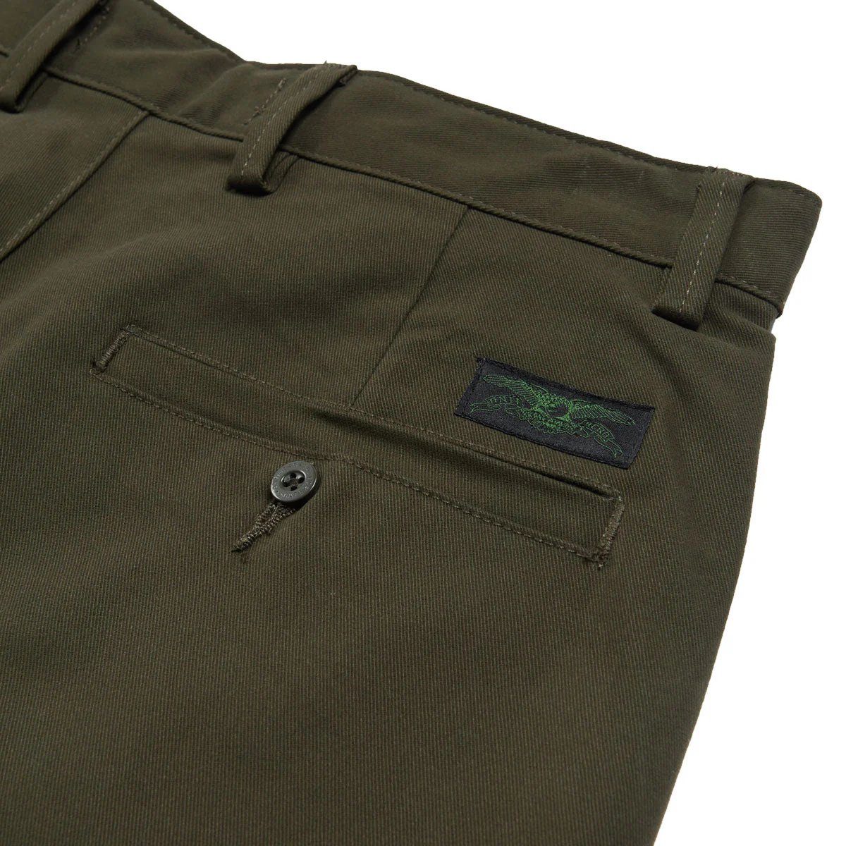 Anti-Hero Hecho Por Skate Shorts - Dark Olive - Image 5
