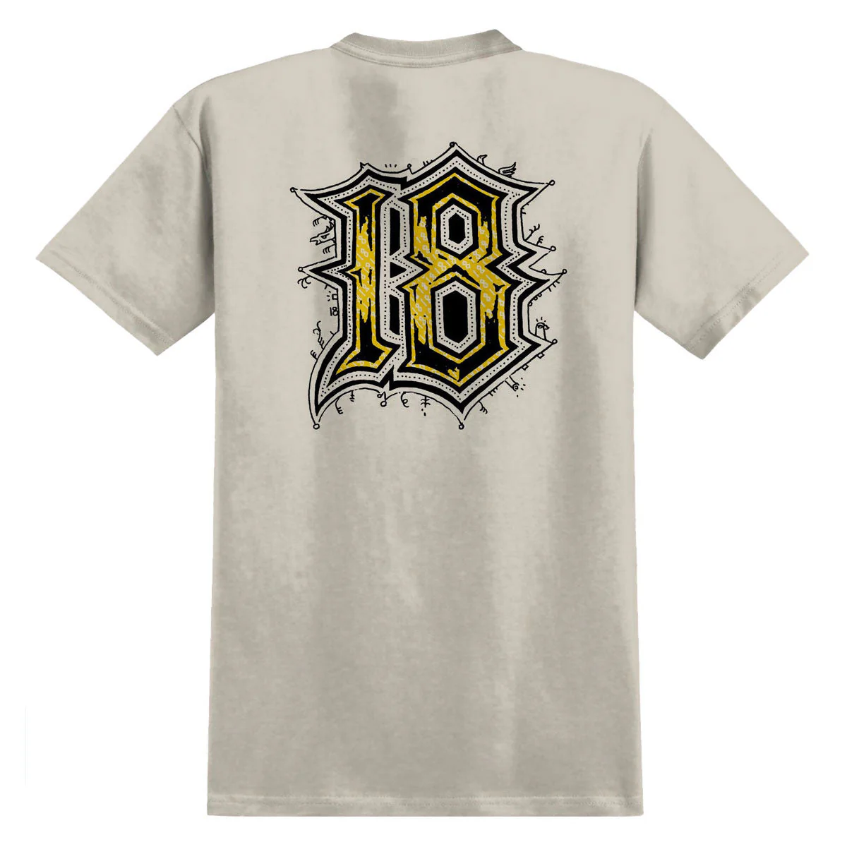 Anti-Hero Medieval T-Shirt - Heather Creme - Image 2