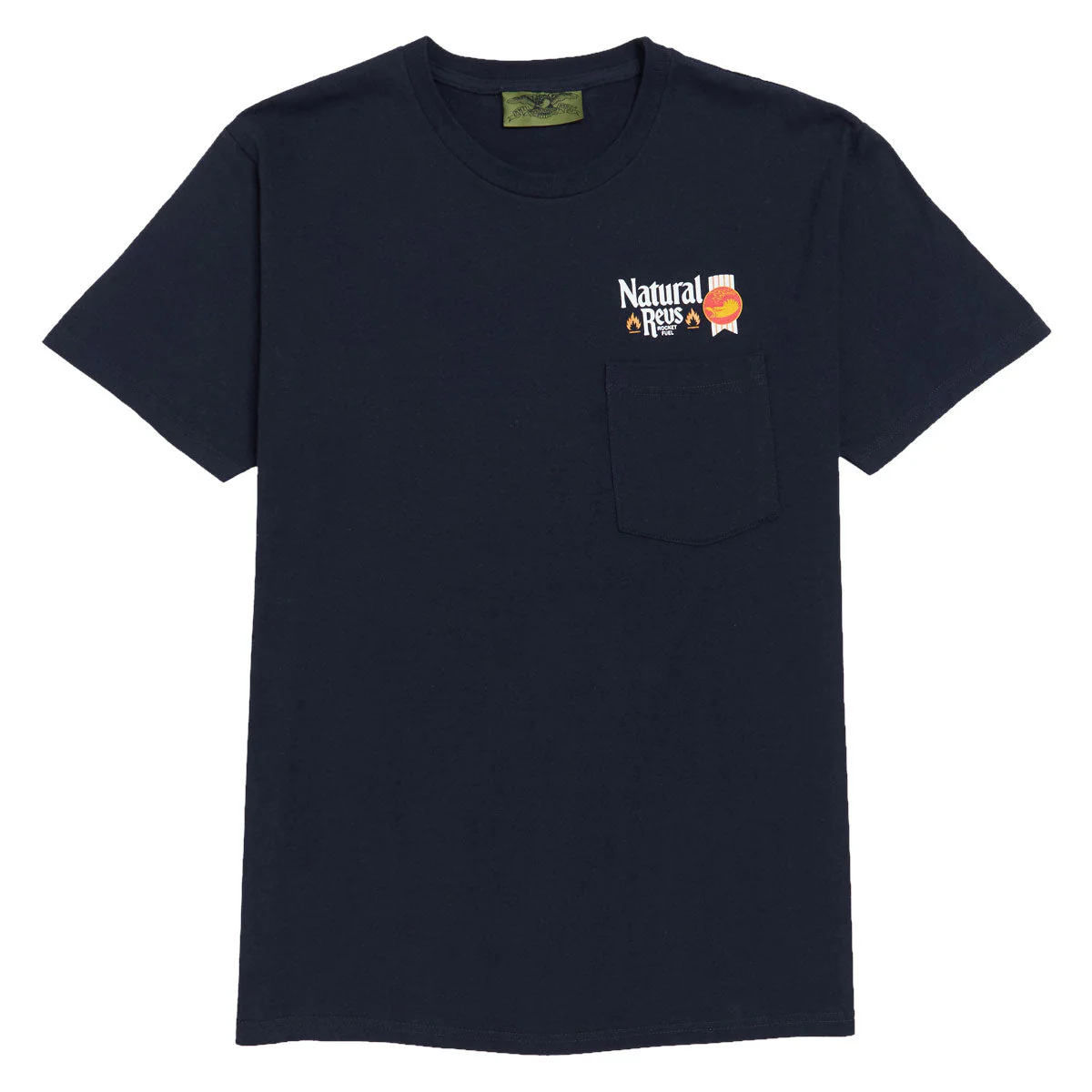 Anti-Hero Natty Revs Pocket T-Shirt - Navy/Multi Color