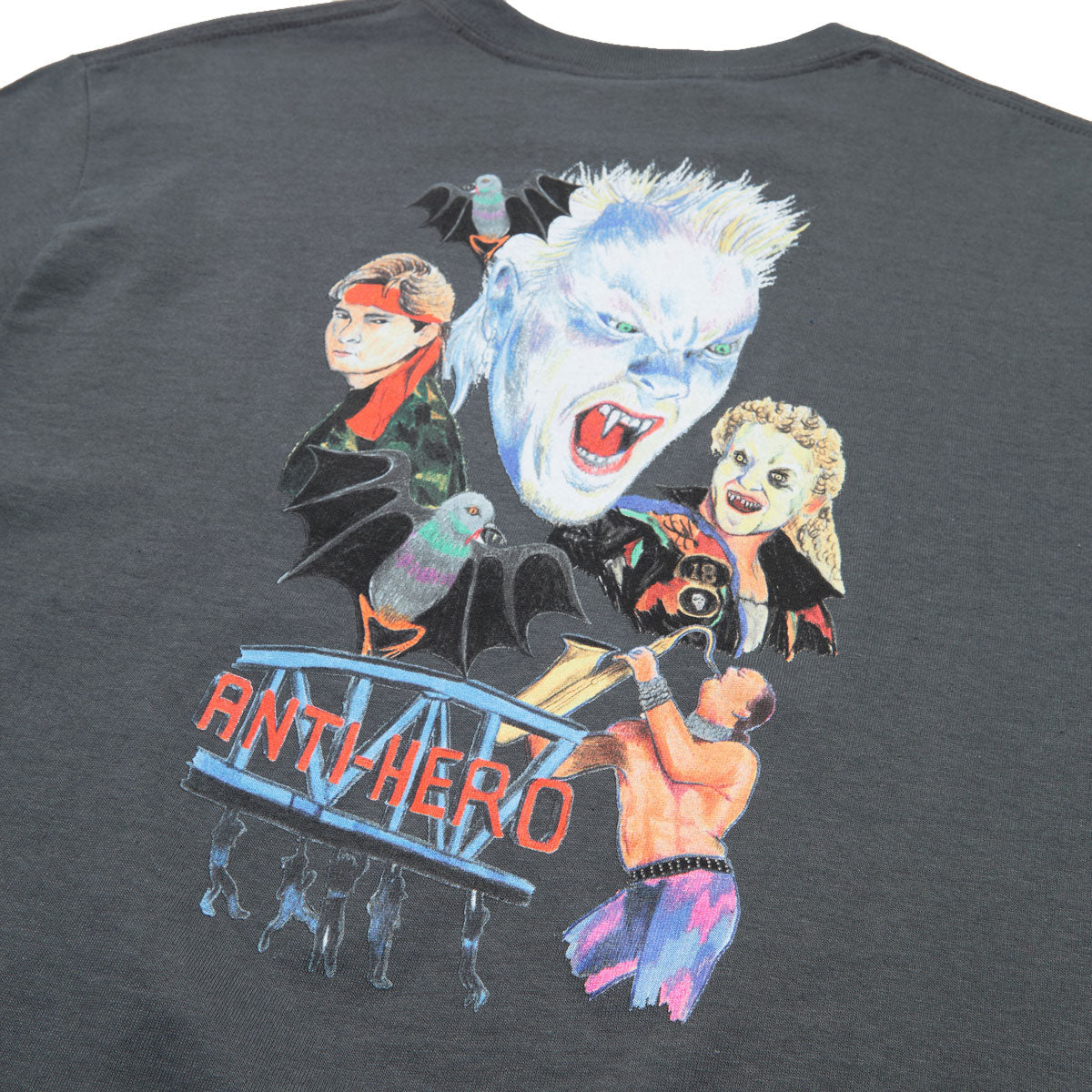 Anti-Hero Still Believe T-Shirt - Charcoal - Image 4