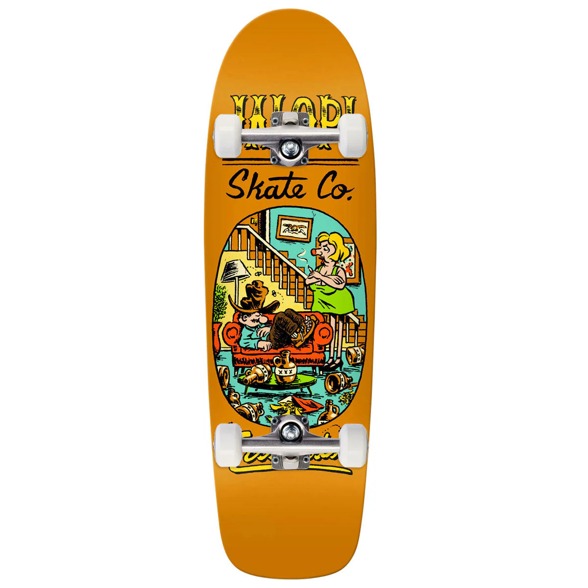 Anti-Hero Team Jalopi Freeloader Skateboard Complete - Orange - 10.14"