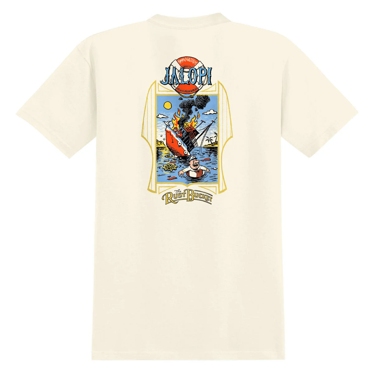 Anti-Hero The Rustbucket T-Shirt - Heather Bone/Multi Color