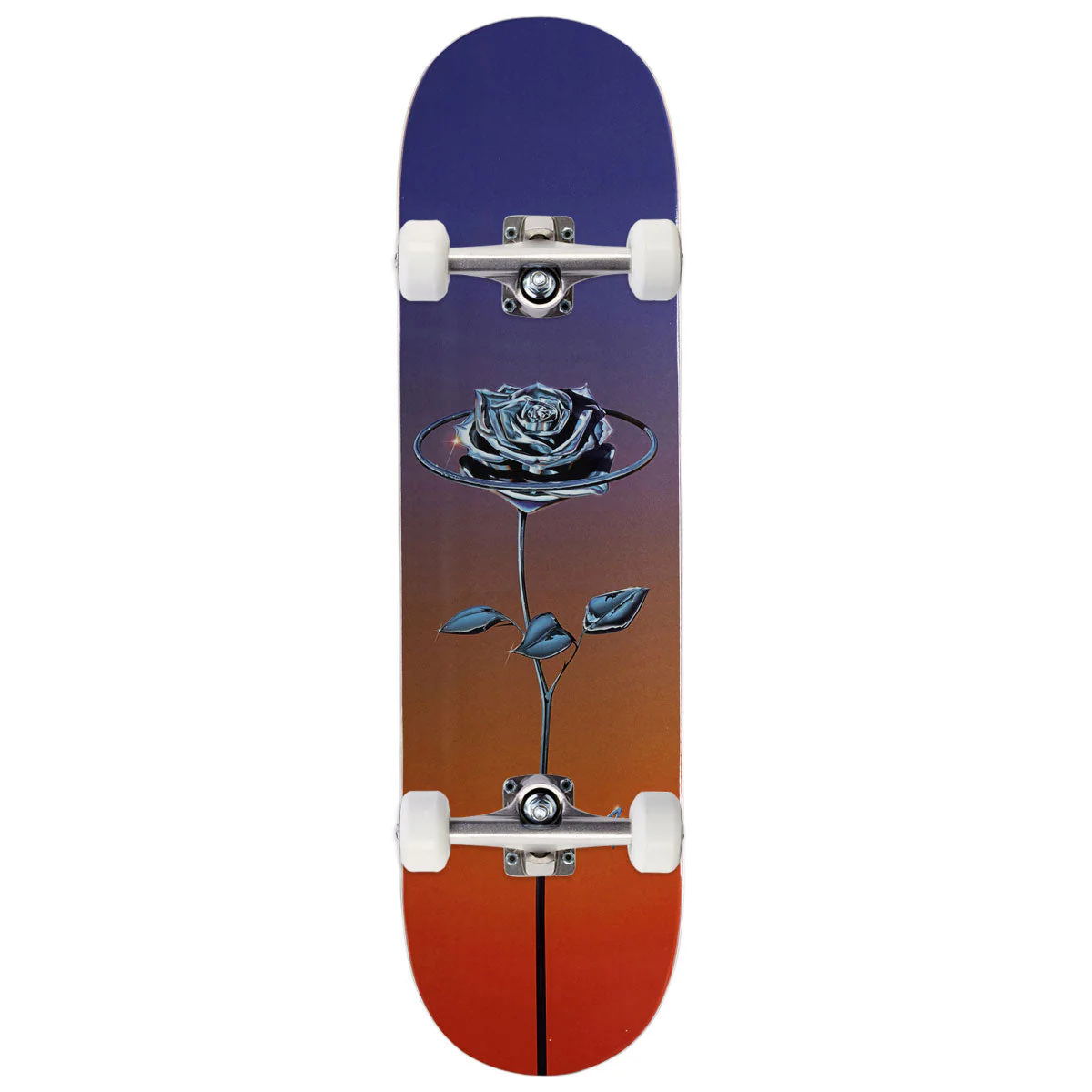 April Chrome Rose Color Skateboard Complete - 8.00"