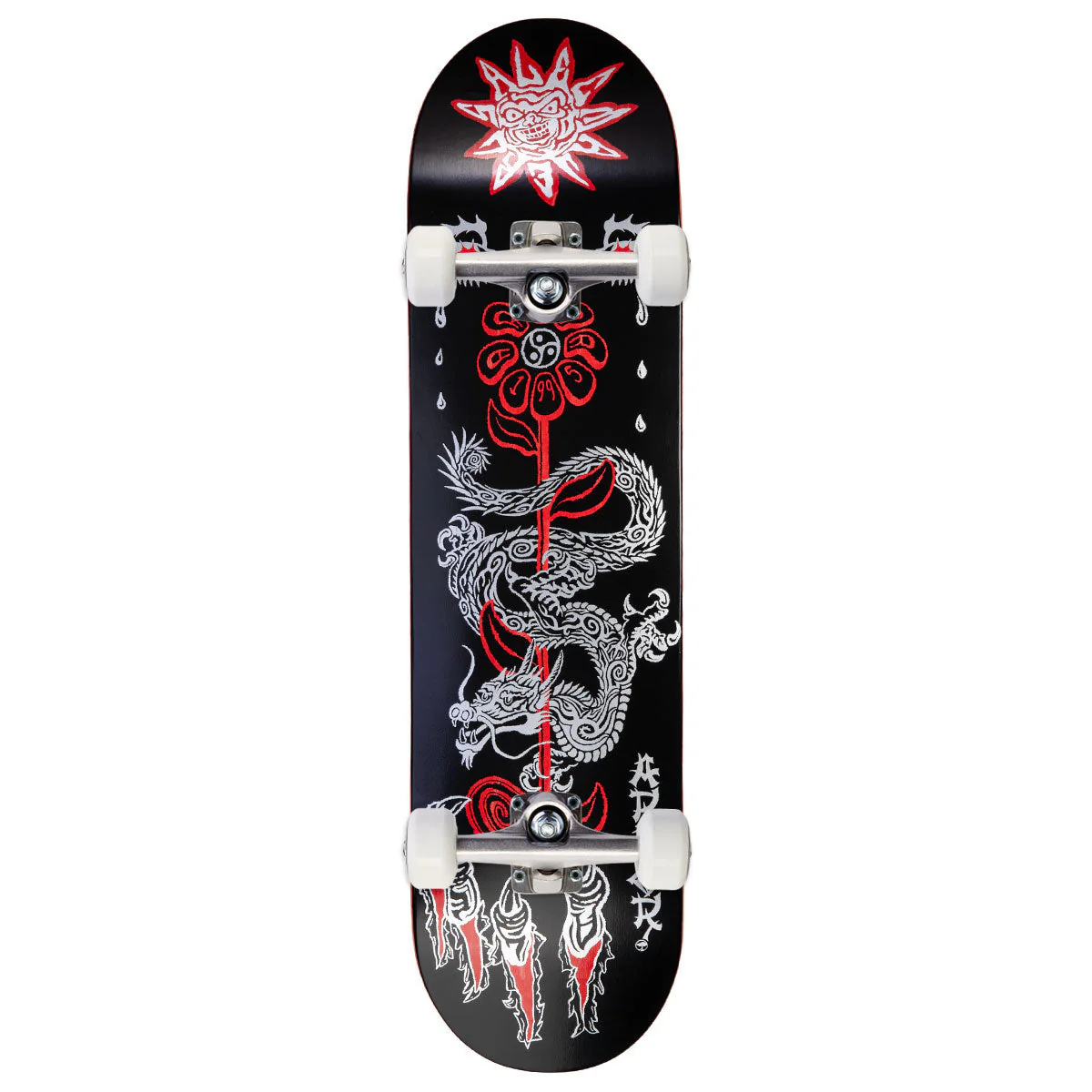 Arbor Alec Majerus Lucky Dragon Skateboard Complete - Black - 8.25"
