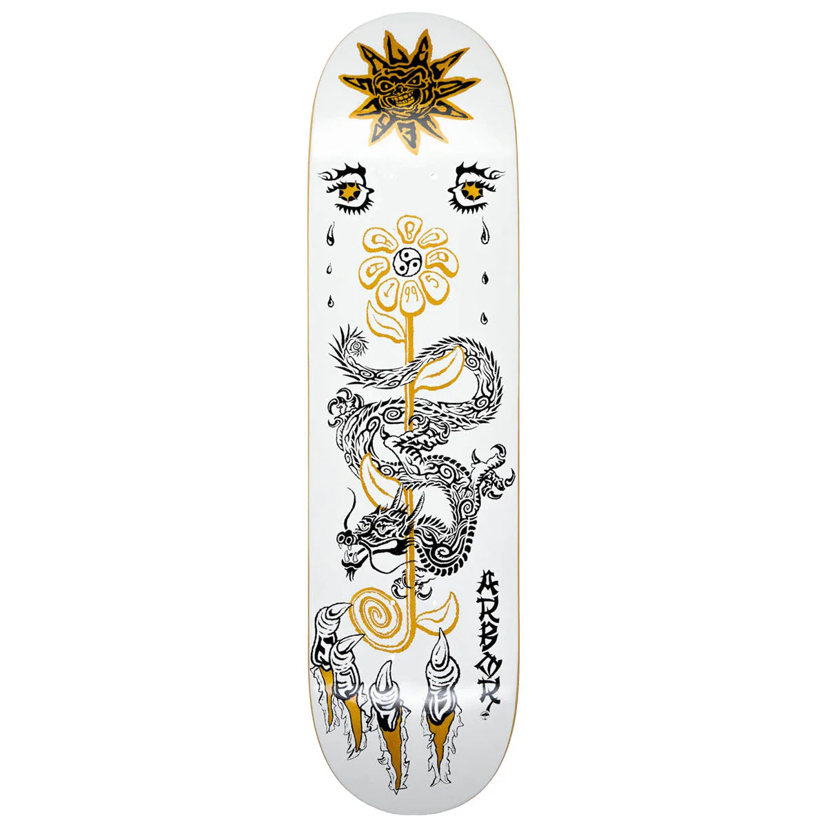 Arbor Alec Majerus Lucky Dragon Skateboard Deck - 8.25"