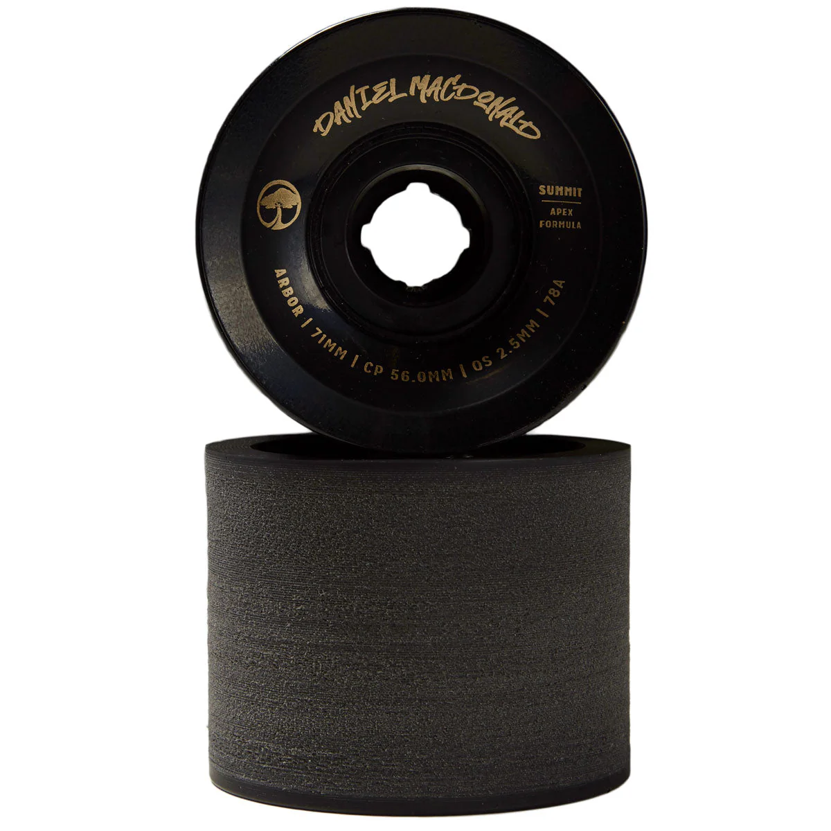 Arbor Summit Daniel MacDonald 78a Longboard Wheels - Black - 71mm - Image 2