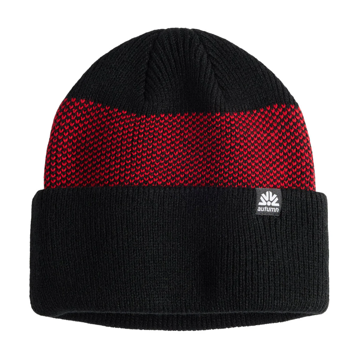 Autumn Birdseye Beanie - Black