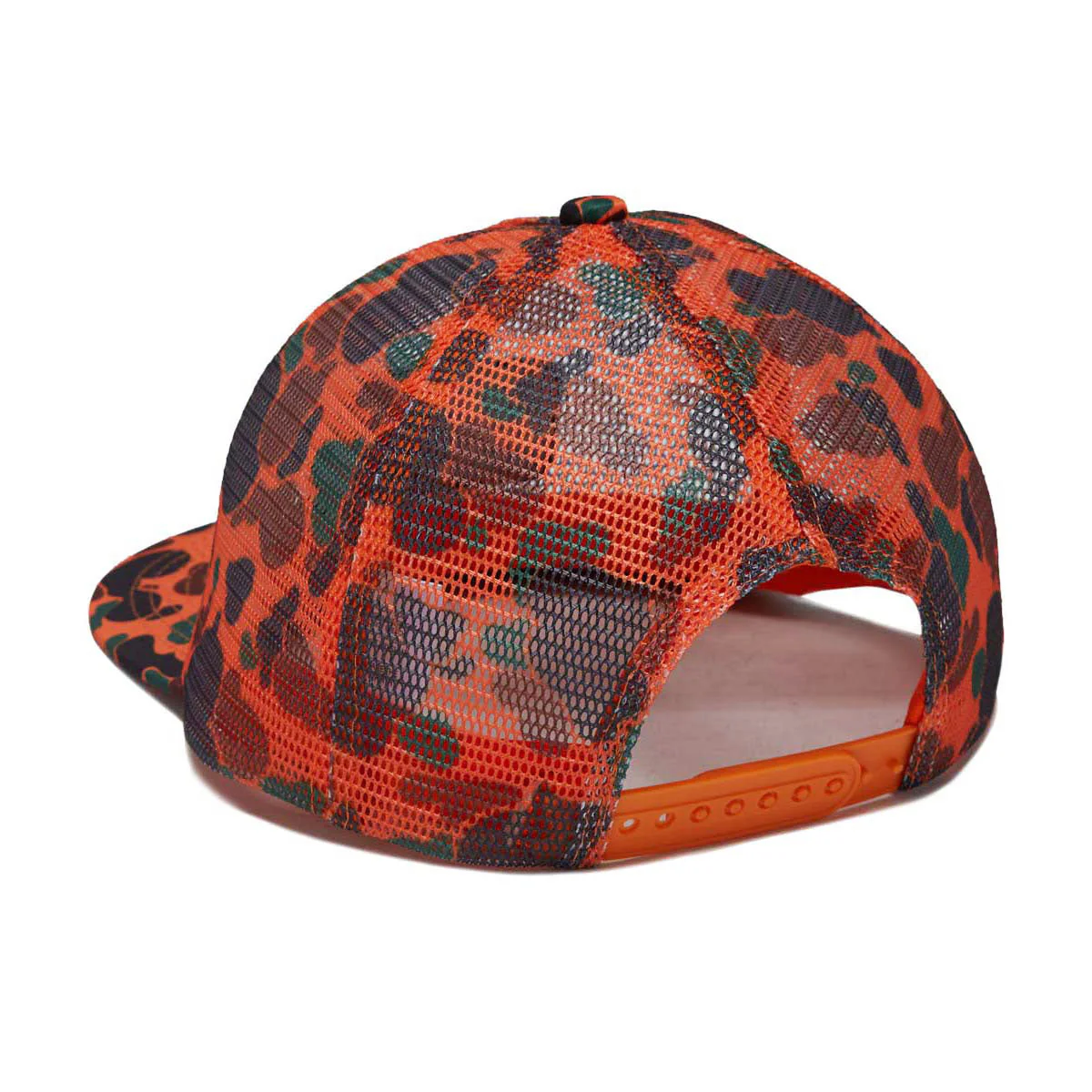 Autumn Camo Trucker Hat - Orange - Image 2