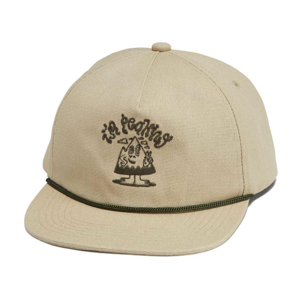Autumn Canvas 5 Panel Hat - Natural