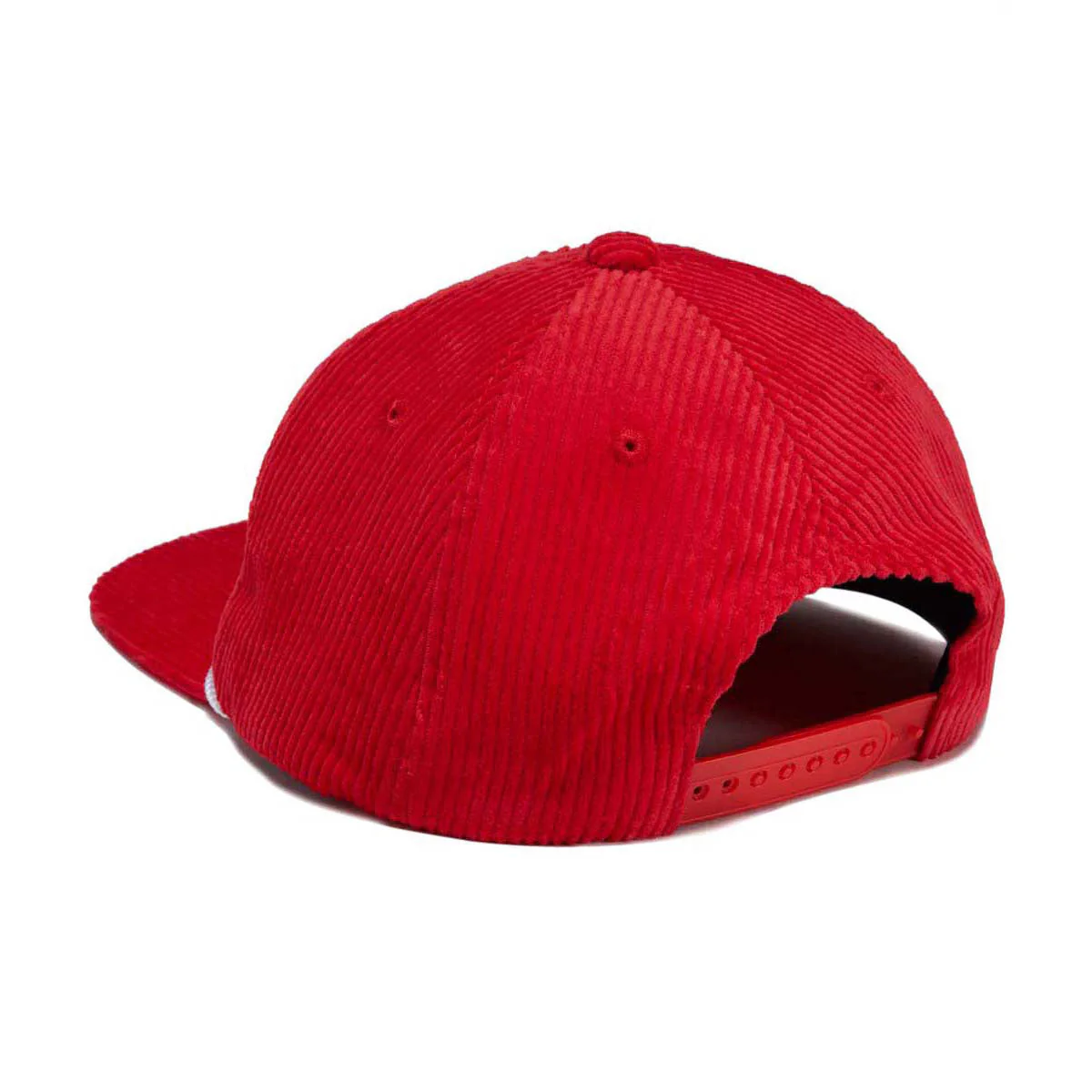 Autumn Cord 5 Panel Mesh Hat - Red - Image 2