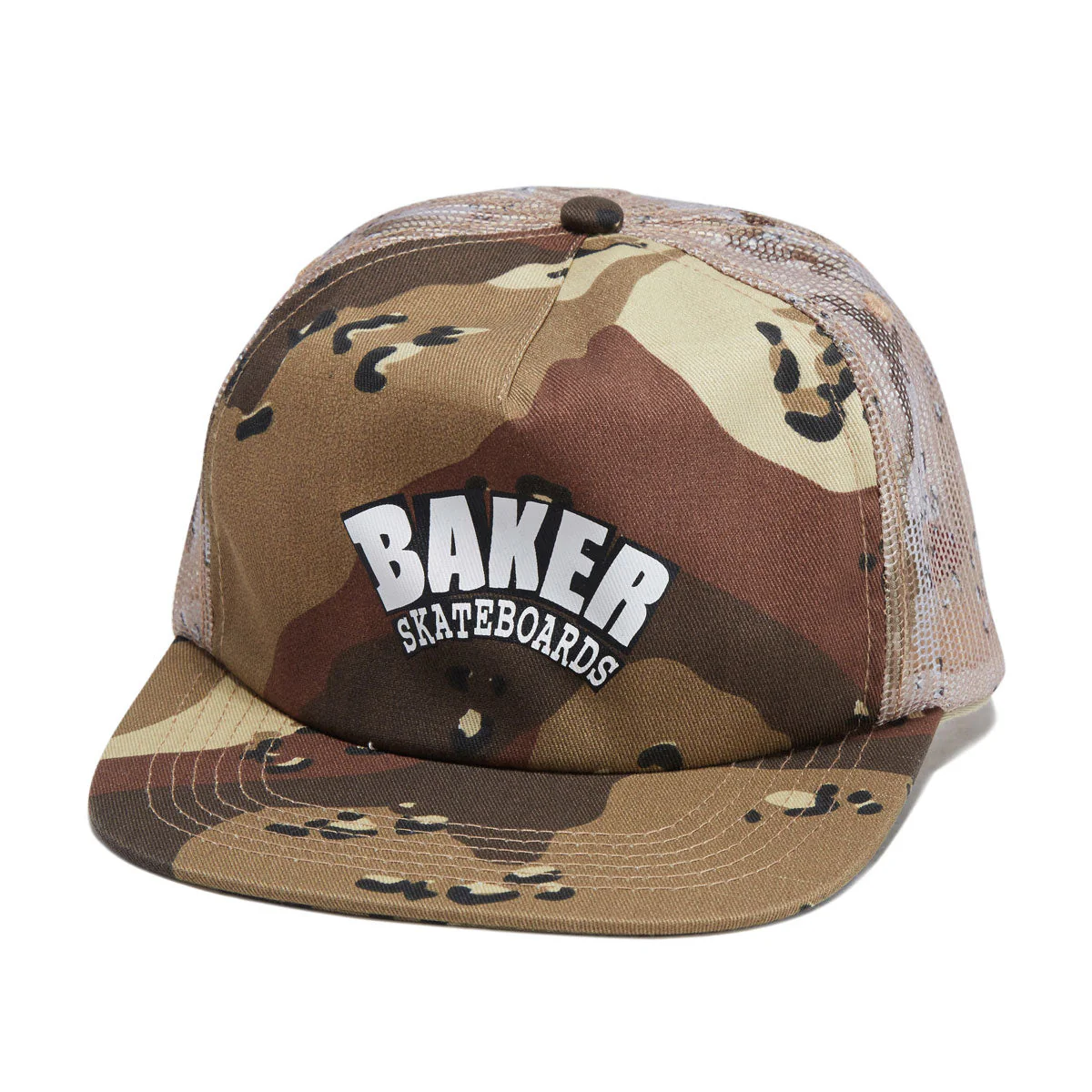 Baker Arch Logo Snapback Hat - Camo