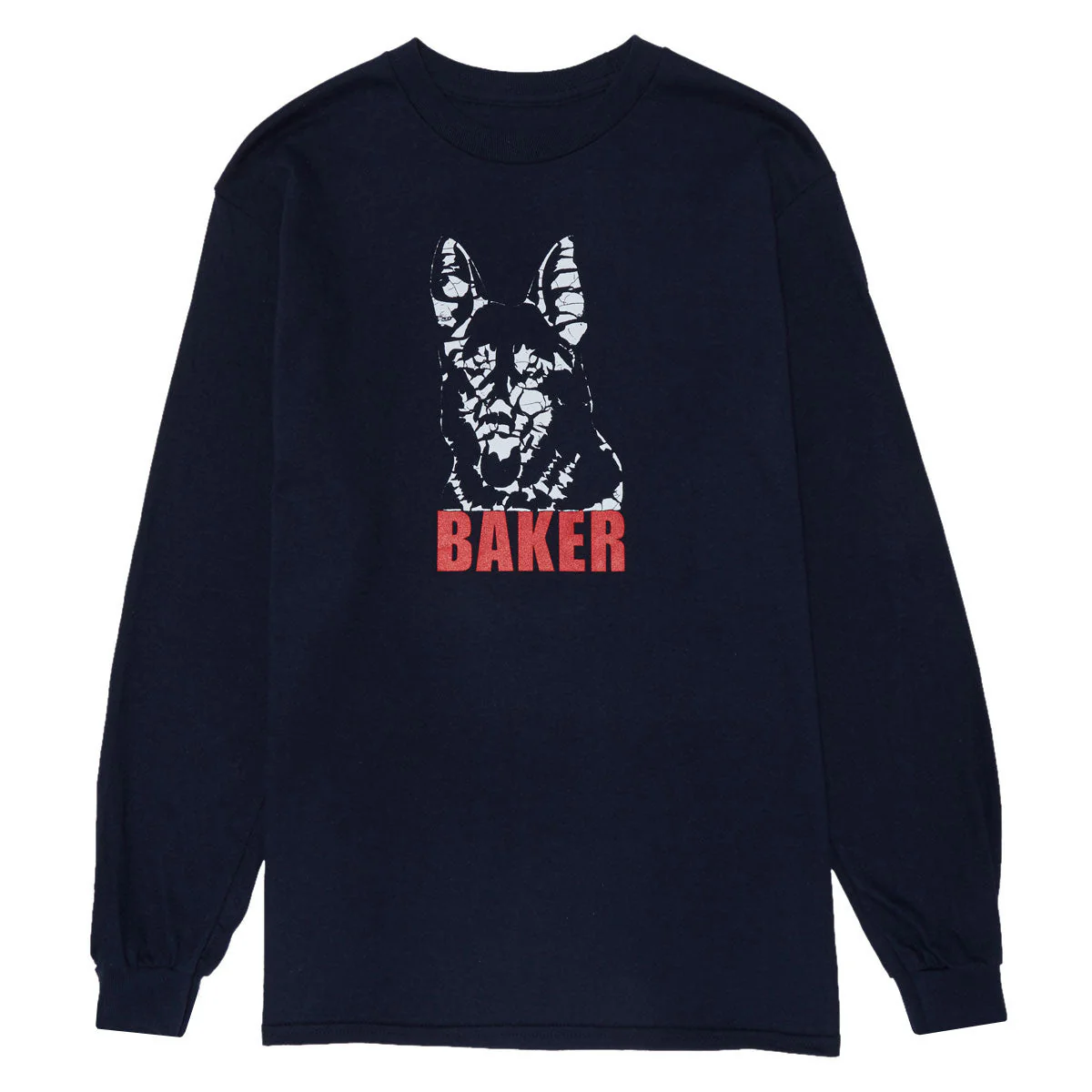 Baker Bad Dawg Long Sleeve T-Shirt - Navy
