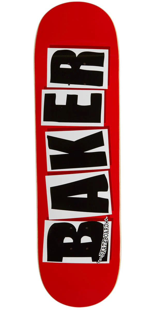 Baker Brand Logo Skateboard Deck - Black - 8.75"