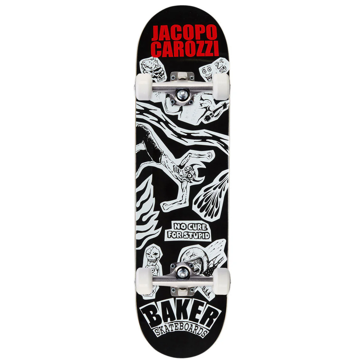 Baker Jacopo Carozzi Divine Evil Skateboard Complete - 8.25"