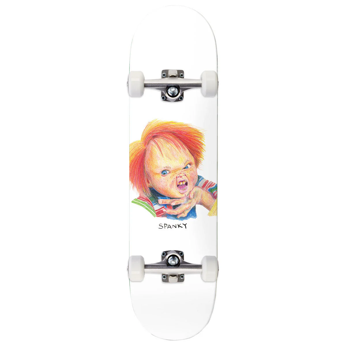 Baker Kevin Spanky Long Good Guys Skateboard Complete - 8.25"