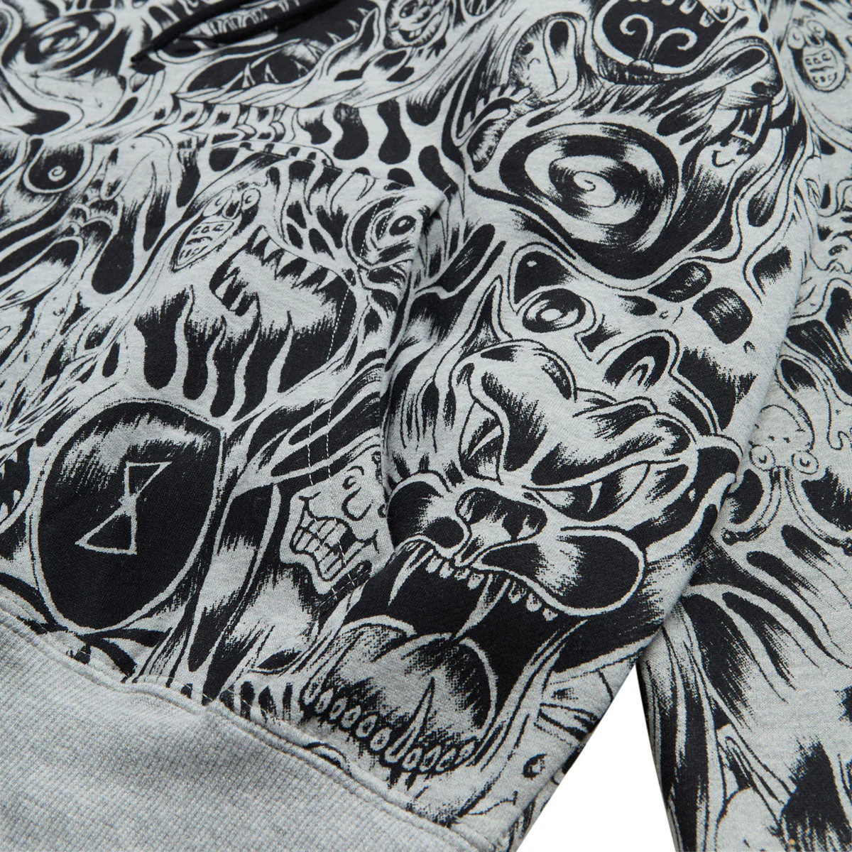 Baker Nightmare Hoodie - Heather Gray - Image 4