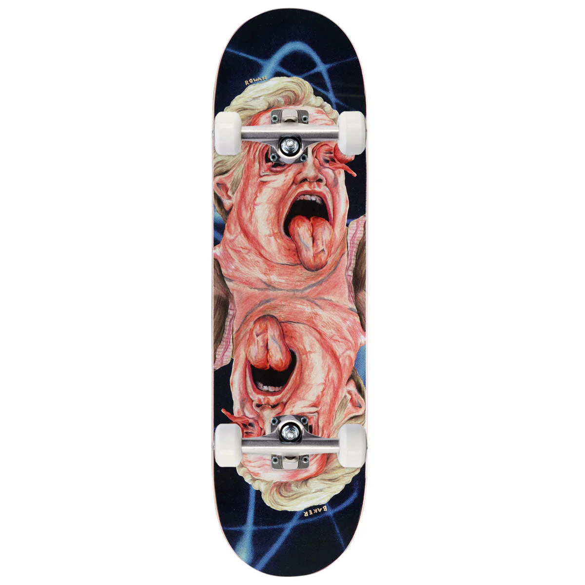Baker Rowan Zorilla Block Busters Twin Skateboard Complete - 8.38"