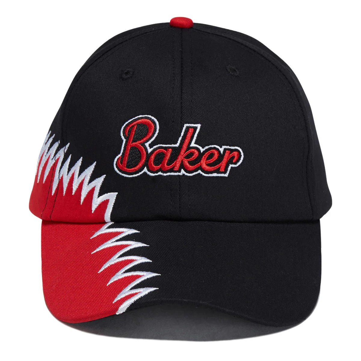 Baker Snap On Snapback Hat - Black/Red - Image 2