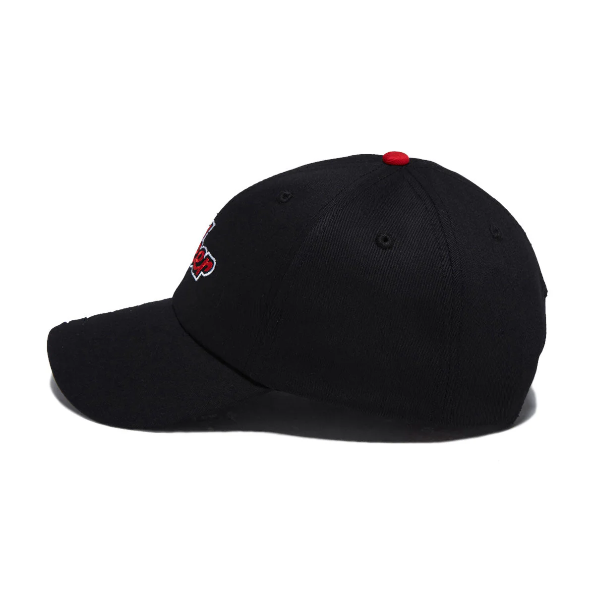 Baker Snap On Snapback Hat - Black/Red - Image 4
