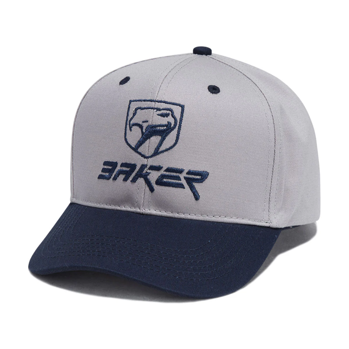 Baker Viper Snapback Hat - Grey