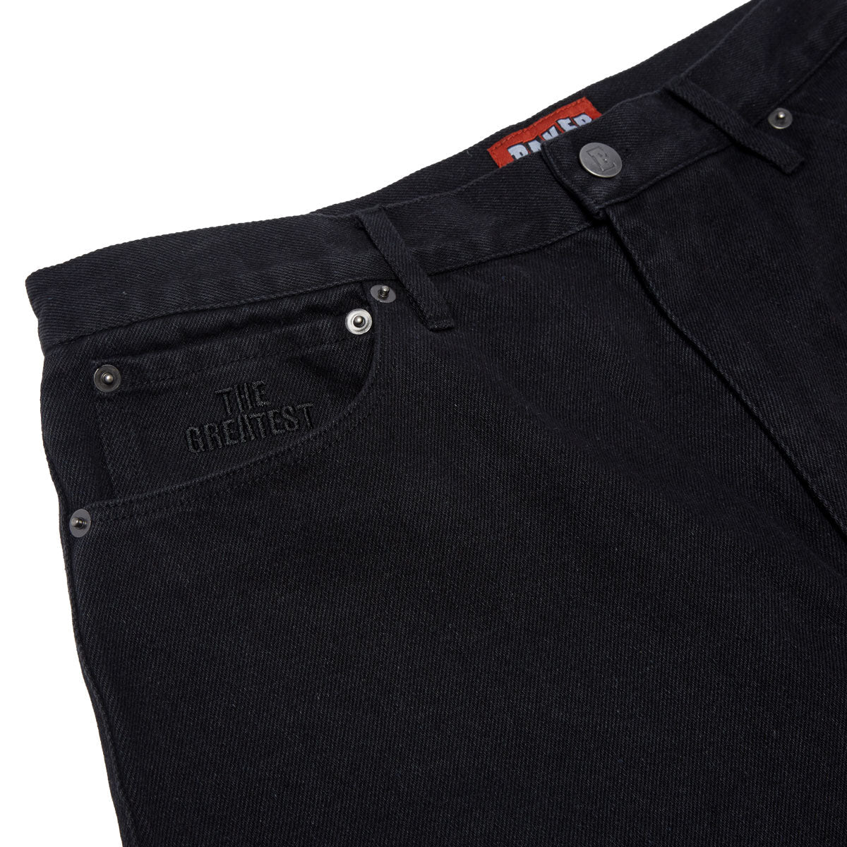 Baker Warner Denim Shorts - Black - Image 3