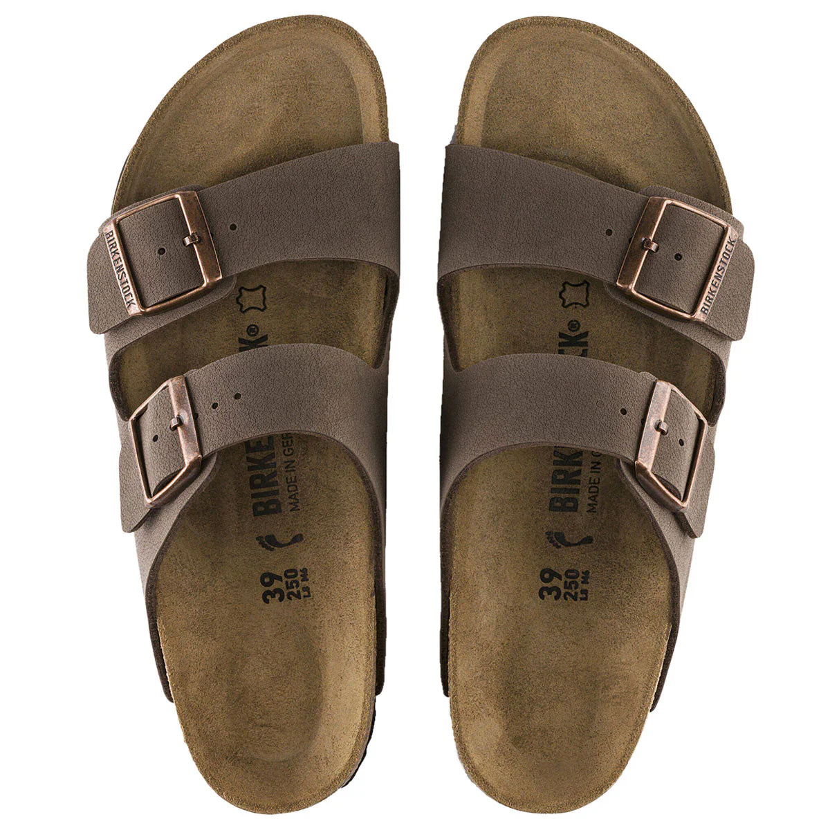 Birkenstock Arizona Sandals - Mocha Birkibuc - Image 3