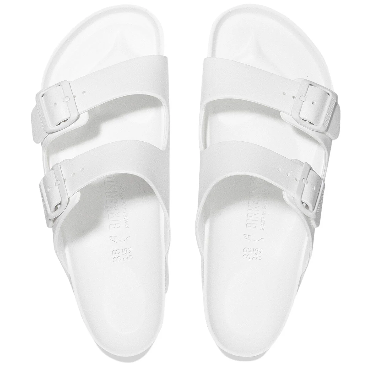 Birkenstock Womens Arizona EVA Sandals - White - Image 3